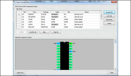 RE1024电路板反求系统软件图二